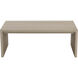 Viga 48 X 28 inch Drift Brown Outdoor Coffee Table